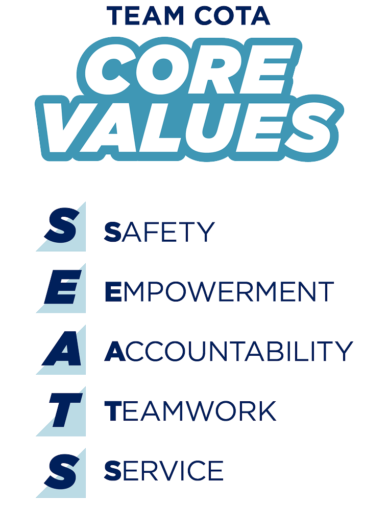 Team COTA Core Values