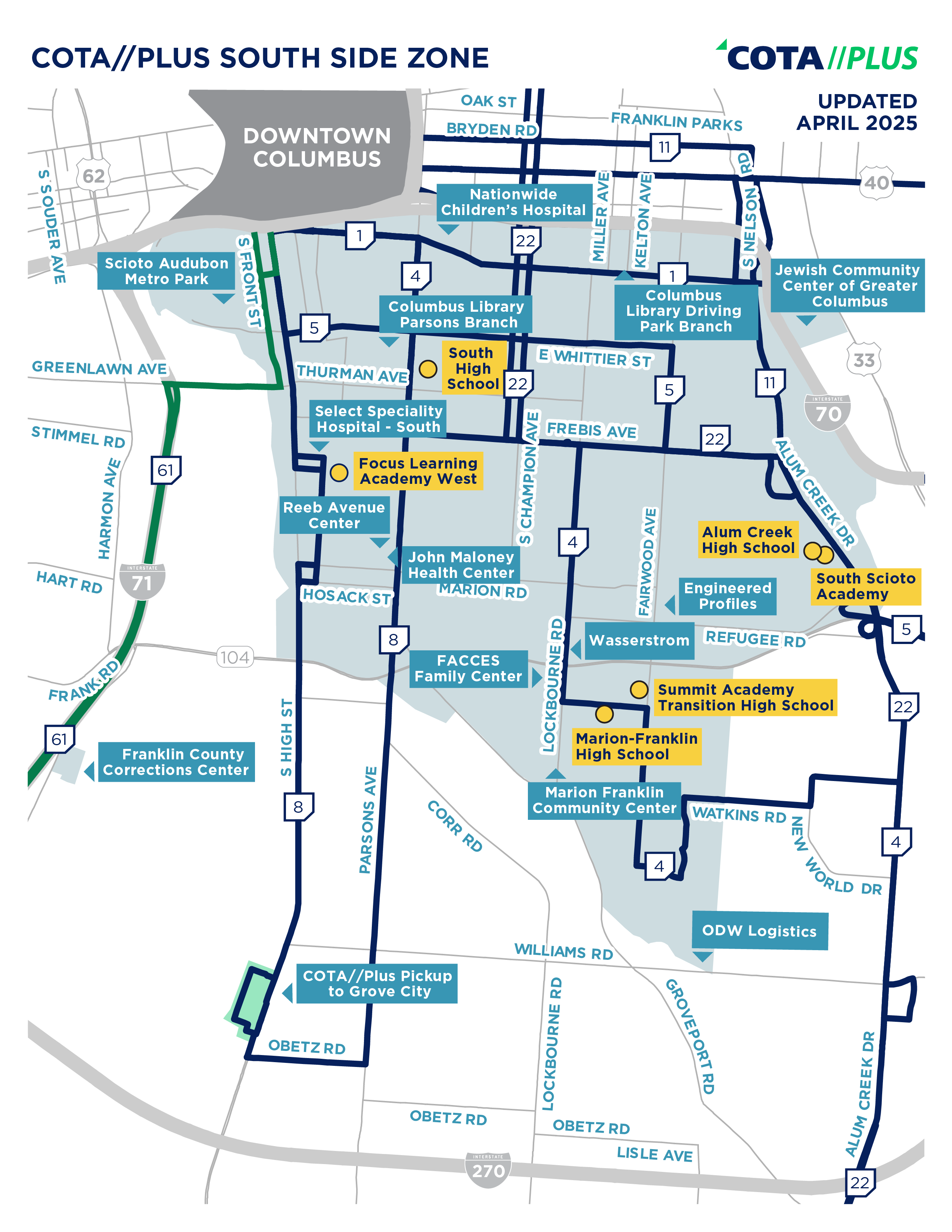 South Side Map