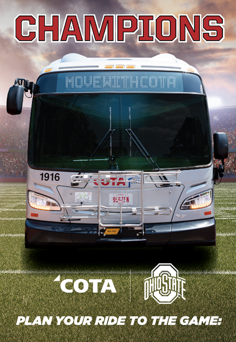 Champions. COTA &amp; OSU. Plan your ride to the game.