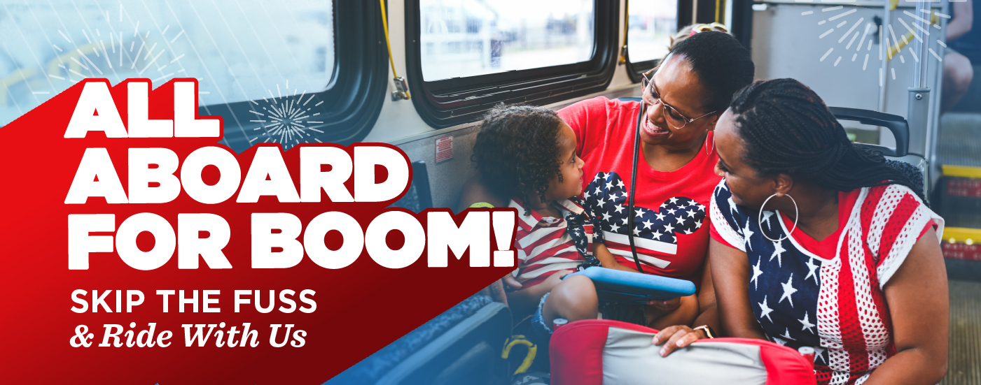 COTA service for Red, White, and Boom