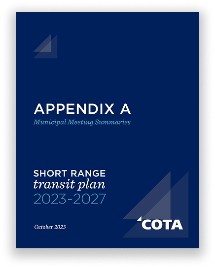 COTA SRTP Plan Appendix 2023-2026