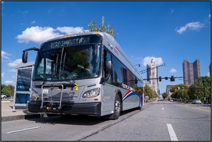 COTA bus downtown